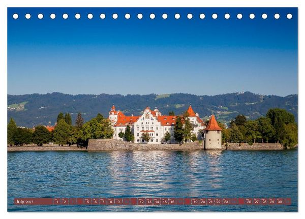 Produktbild: Bavaria.The Allgaeu and the Koenigssse (Desk Calendar 2027 DIN A5 landscape), CALVENDO 12 Month DeskCalendar