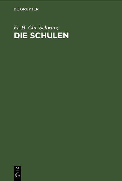 Produktbild: Die Schulen