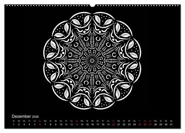 Produktbild: Entspannung und Ruhe durch Mandalas (hochwertiger Premium Wandkalender 2026 DIN A2 quer), Kunstdruck in Hochglanz