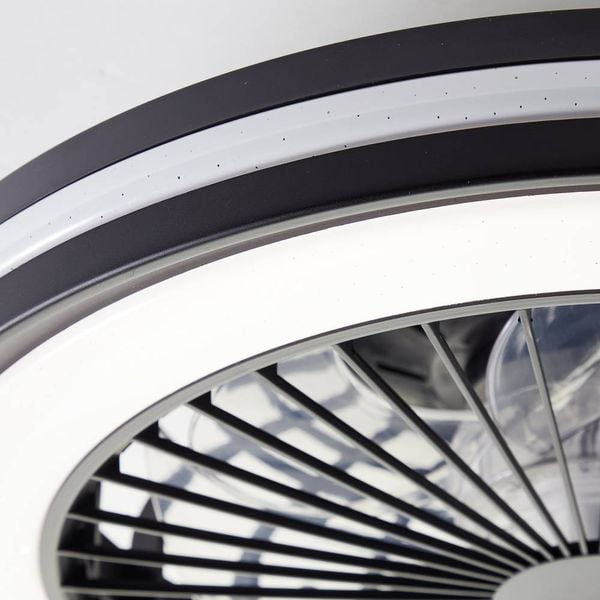 Produktbild: Brilliant G99280/06 Palmero LED-Deckenleuchte mit Ventilator LED-Modul 40W Schwarz