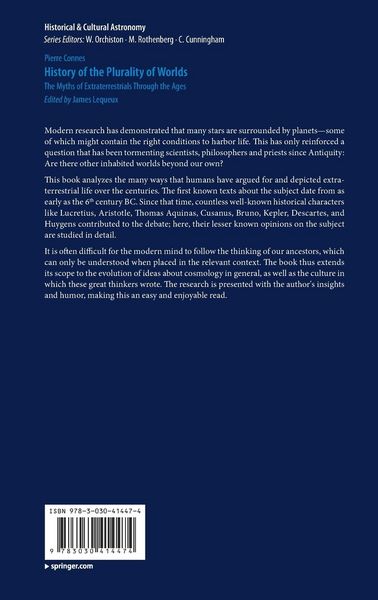 Produktbild: History of the Plurality of Worlds