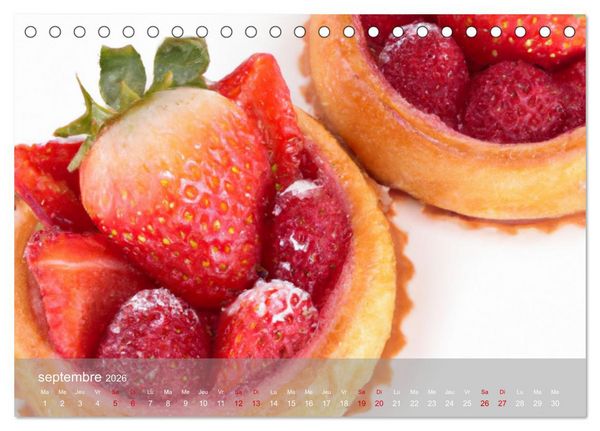 Produktbild: Plaisirs interdits (Calendrier de bureau 2026 DIN A5 vertical), CALVENDO calendrier mensuel