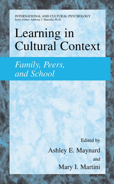 Produktbild: Learning in Cultural Context