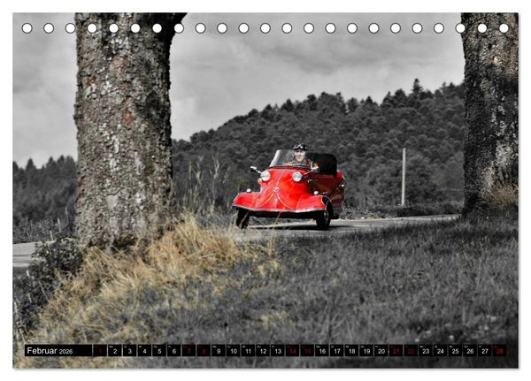 Produktbild: Historische Kleinwagen Made in Germany ART GALERIE (Tischkalender 2026 DIN A5 quer), CALVENDO Monatskalender