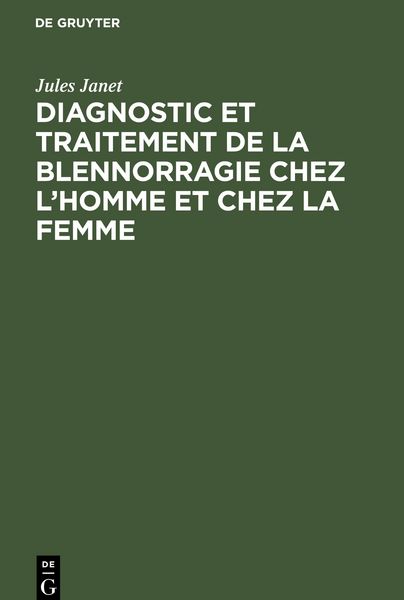 Produktbild: Diagnostic et traitement de la blennorragie chez l'homme et chez la femme