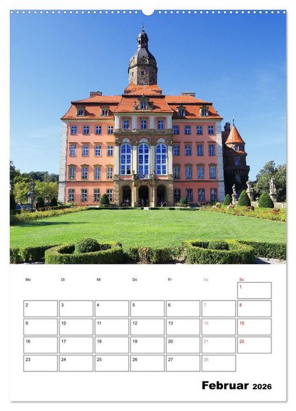 Produktbild: Schloss F&uuml;rstenstein in Polen - ein Reiseplaner (Wandkalender 2026 DIN A2 hoch), CALVENDO Monatskalender