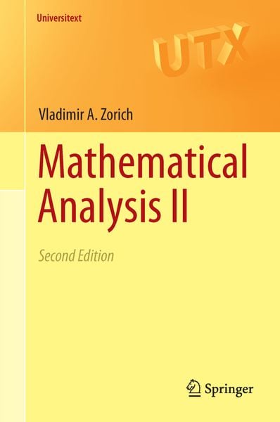 Produktbild: Mathematical Analysis II