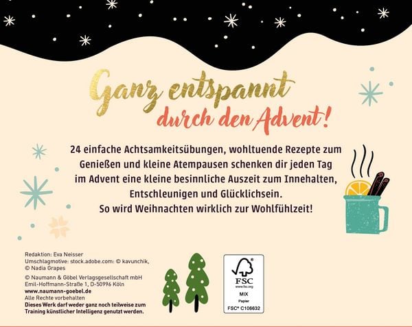 Produktbild: 24 kleine Entspannungspausen f&uuml;r die Adventszeit