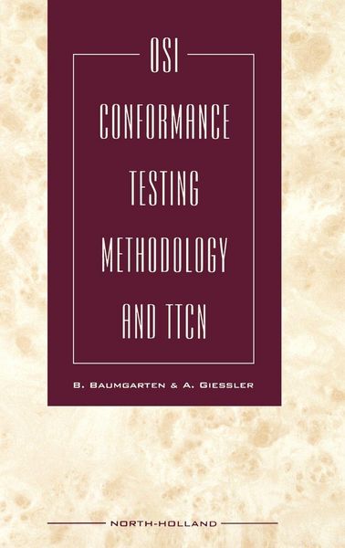 Produktbild: OSI Conformance Testing Methodology and Ttcn