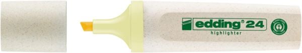 Produktbild: Edding Textmarker e-24 EcoLine pastellgelb