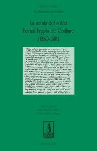 Produktbild: La n&oacute;tura del notari Bernat de Cotlliure, 1380-1381