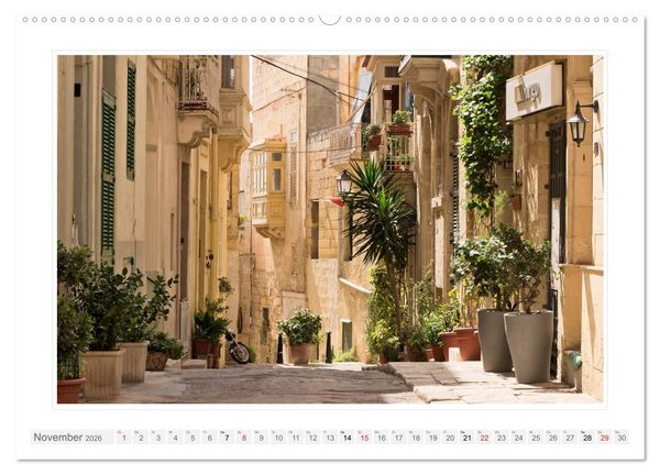 Produktbild: Malta. Impressionen einer Insel (Wandkalender 2026 DIN A2 quer), CALVENDO Monatskalender