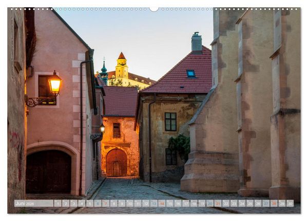 Produktbild: Zauberhaftes Bratislava - Entz&uuml;ckende Hauptstadt der Slowakai an der Donau (Wandkalender 2026 DIN A2 quer), CALVENDO Monatskalender