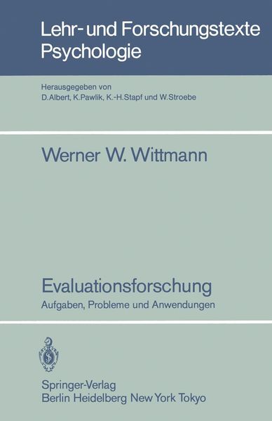 Produktbild: Evaluationsforschung