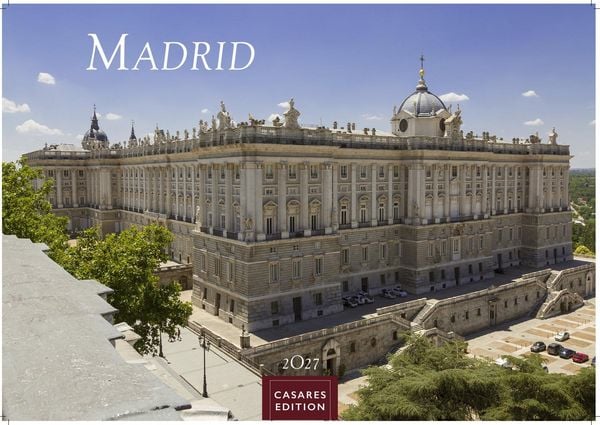 Produktbild: Madrid Kalender 2027 &ndash; Wandkalender | Fotokalender Spanien 24x35cm - mit atemberaubenden Fotos der bekanntesten Sehensw&uuml;rdigkeiten und Highlights der spanischen Metropole