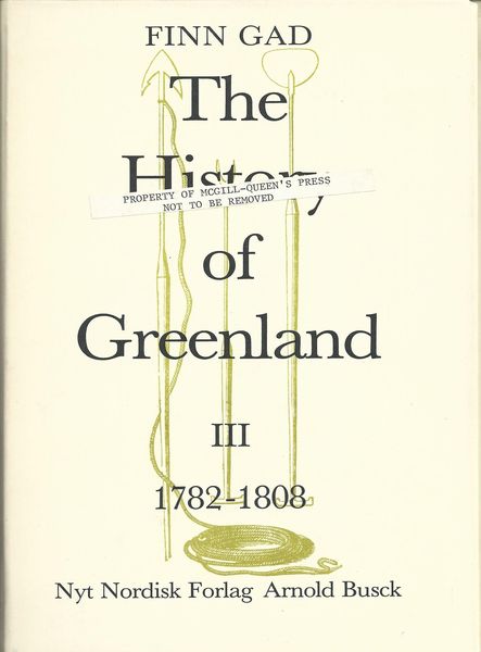 Produktbild: History of Greenland