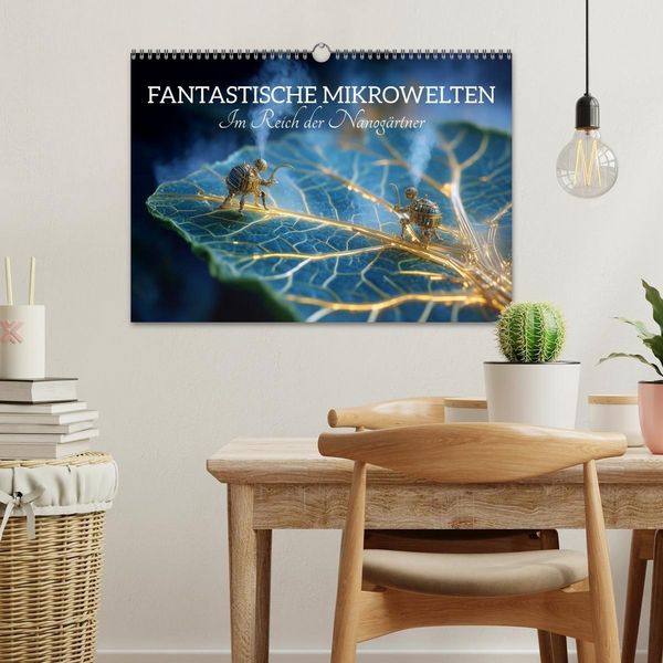 Produktbild: Fantastische Mikrowelten. Im Reich der Nanog&auml;rtner (Wandkalender 2027 DIN A3 quer), CALVENDO Monatskalender