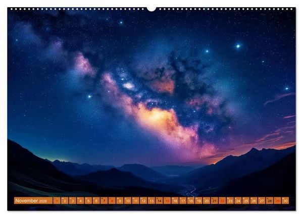 Produktbild: Ferne Galaxien (Wandkalender 2026 DIN A2 quer), CALVENDO Monatskalender