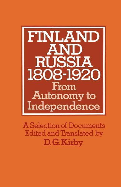 Produktbild: Finland and Russia, 1808-1920