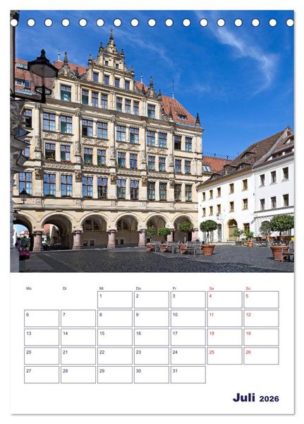Produktbild: G&Ouml;RLITZ - Kleinod in der Lausitz (Tischkalender 2026 DIN A5 hoch), CALVENDO Monatskalender