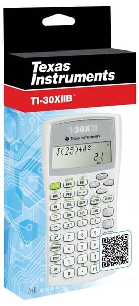 Produktbild: TEXAS INSTRUMENTS Schulrechner TI-30X II, Batteriebetrieb (CR2025)