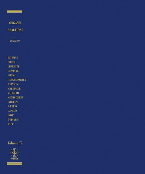 Produktbild: Organic Reactions, Volume 77