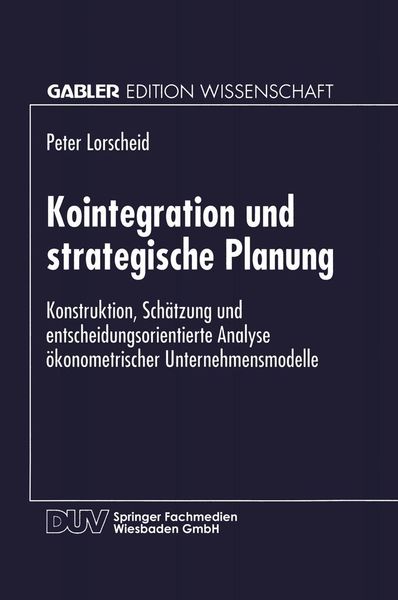 Produktbild: Kointegration und strategische Planung