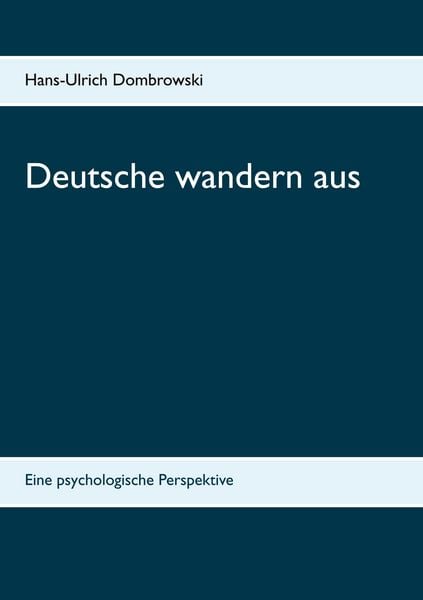 Produktbild: Deutsche wandern aus