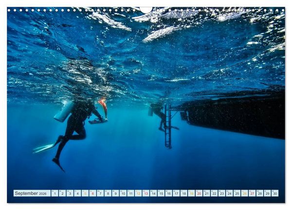 Produktbild: Tauchen - Abenteuer unter Wasser (Wandkalender 2026 DIN A3 quer), CALVENDO Monatskalender