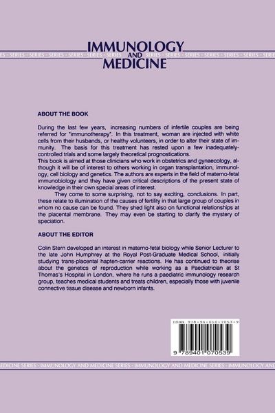 Produktbild: Immunology of Pregnancy and its Disorders