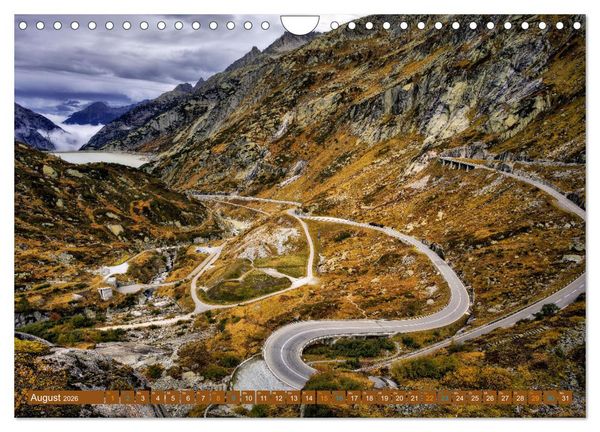 Produktbild: Hotspots im Wallis - Schweiz (Wandkalender 2026 DIN A4 quer), CALVENDO Monatskalender