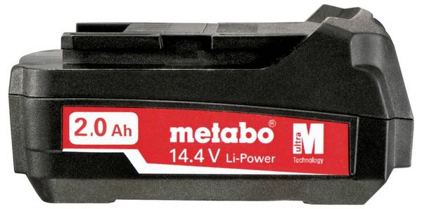 Produktbild: Metabo 625595000 Li-Power Akkupack 14,4 V - 2,0 Ah "AIR COOLED" Werkzeug-Akku 14.4 V 2 Ah Li-Ion