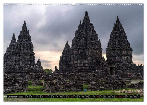 Produktbild: Yogyakarta - Indonesien (hochwertiger Premium Wandkalender 2026 DIN A2 quer), Kunstdruck in Hochglanz