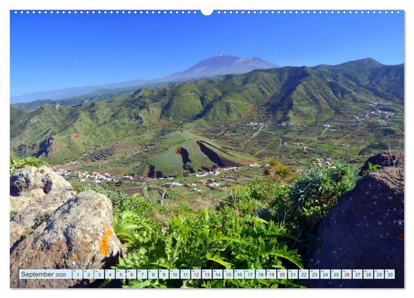 Produktbild: Teneriffa - Insel der Gl&uuml;ckseligen (hochwertiger Premium Wandkalender 2026 DIN A2 quer), Kunstdruck in Hochglanz