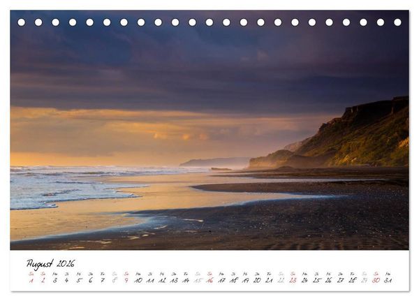 Produktbild: Neuseeland - Streifzug &uuml;ber die Nordinsel / CH-Version (Tischkalender 2026 DIN A5 quer), CALVENDO Monatskalender