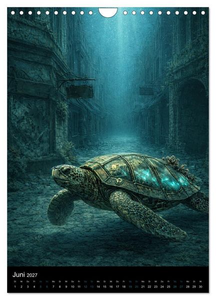 Produktbild: Aetherion &ndash; Die versunkene Stadt (Wandkalender 2027 DIN A4 hoch), CALVENDO Monatskalender