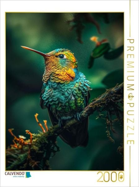 CALVENDO Puzzle Kolibri | 2000 Teile Lege-Größe 90x67cm Foto-Puzzle für glückliche Stunden