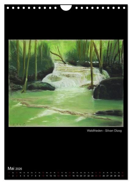 Produktbild: Kunstkalender der Moerser Palette e.V. (Wandkalender 2026 DIN A4 hoch), CALVENDO Monatskalender