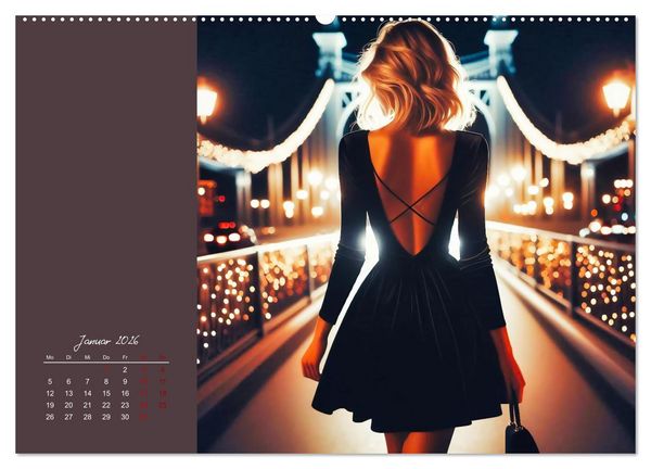 Produktbild: Stilvoll - Das kleine Schwarze (Wandkalender 2026 DIN A2 quer), CALVENDO Monatskalender