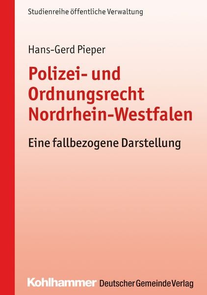 Produktbild: Polizei- und Ordnungsrecht Nordrhein-Westfalen