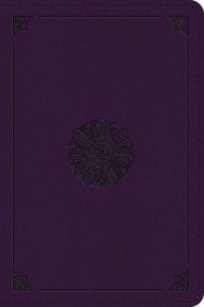 Produktbild: ESV Large Print Bible (Trutone, Lavender, Emblem Design)