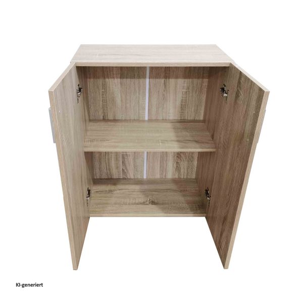 Produktbild: HTI-Living Kommode mit 2 Regalf&auml;chern Nina Sonoma Kommode mit 2 Regalf&auml;chern Nina Sonoma