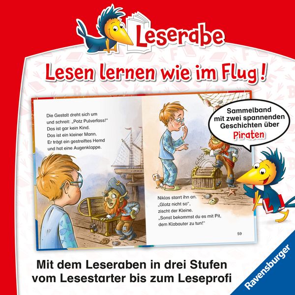 Produktbild: Leserabe Sonderausgaben - Die besten Leseraben-Piratengeschichten