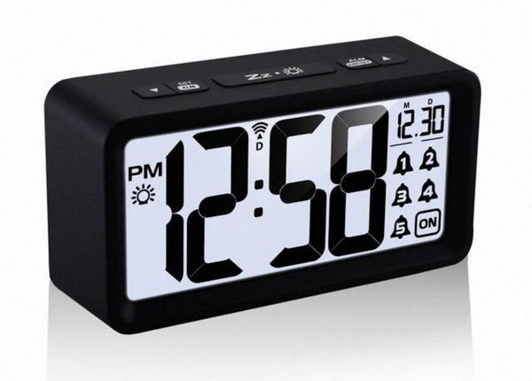 Produktbild: Techno Line WT496 Funk Wecker Schwarz Alarmzeiten 5