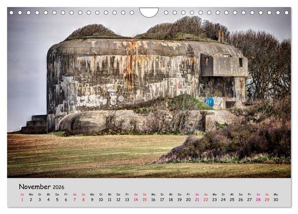 Produktbild: Bunker Zeitzeugen der Geschichte (Wandkalender 2026 DIN A4 quer), CALVENDO Monatskalender