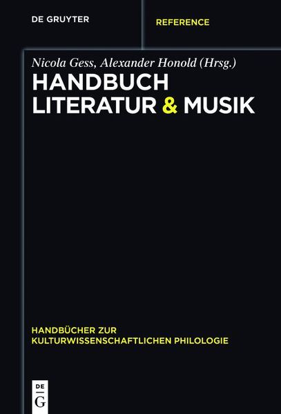 Produktbild: Handbuch Literatur & Musik