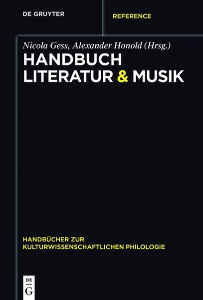 Produktbild: Handbuch Literatur & Musik