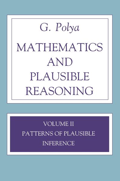 Produktbild: Mathematics and Plausible Reasoning, Volume 2