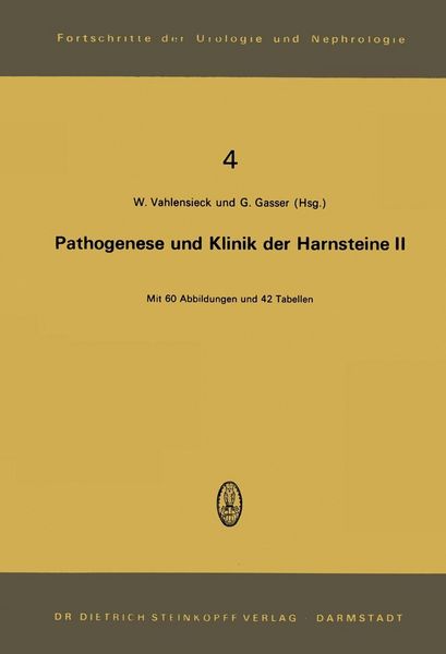 Produktbild: Pathogenese und Klinik der Harnsteine II