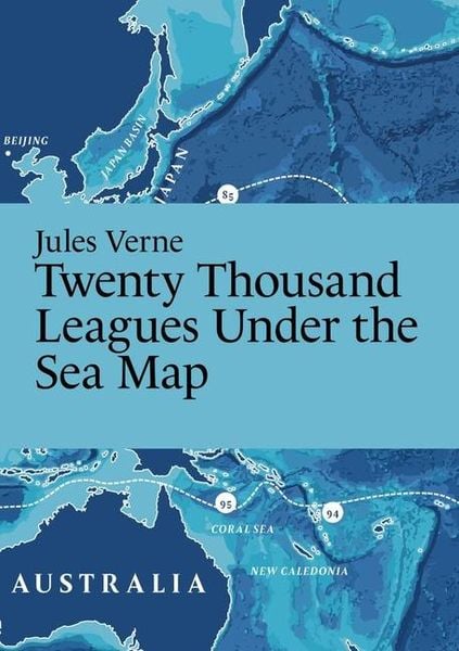 Produktbild: Jules Verne: Twenty Thousand Leagues Under the Sea Map